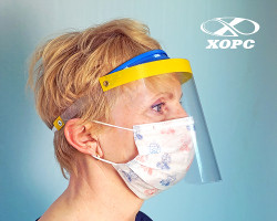 Защитный экран для лица из пластика-foto2